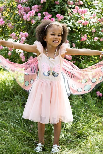 Sequins Secret Butterfly Twirl Dress with Wings Size 5-6