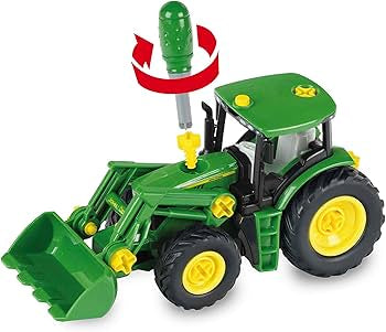 John Deere Buildable 6215 R Tractor with Front Loader & Weight