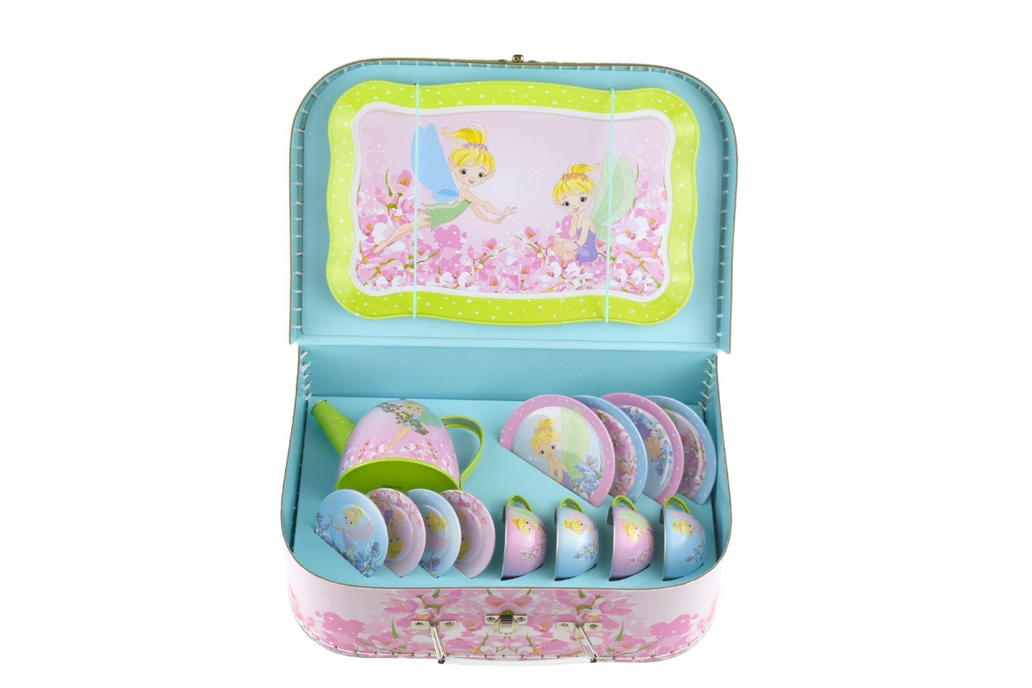 Fairy Tin Tea Set Suitcase