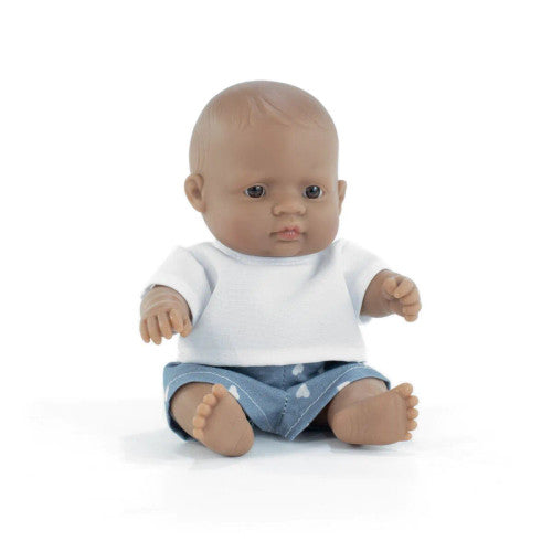 Miniland -My Friends & Me Latin Boy Baby Doll 21Cm