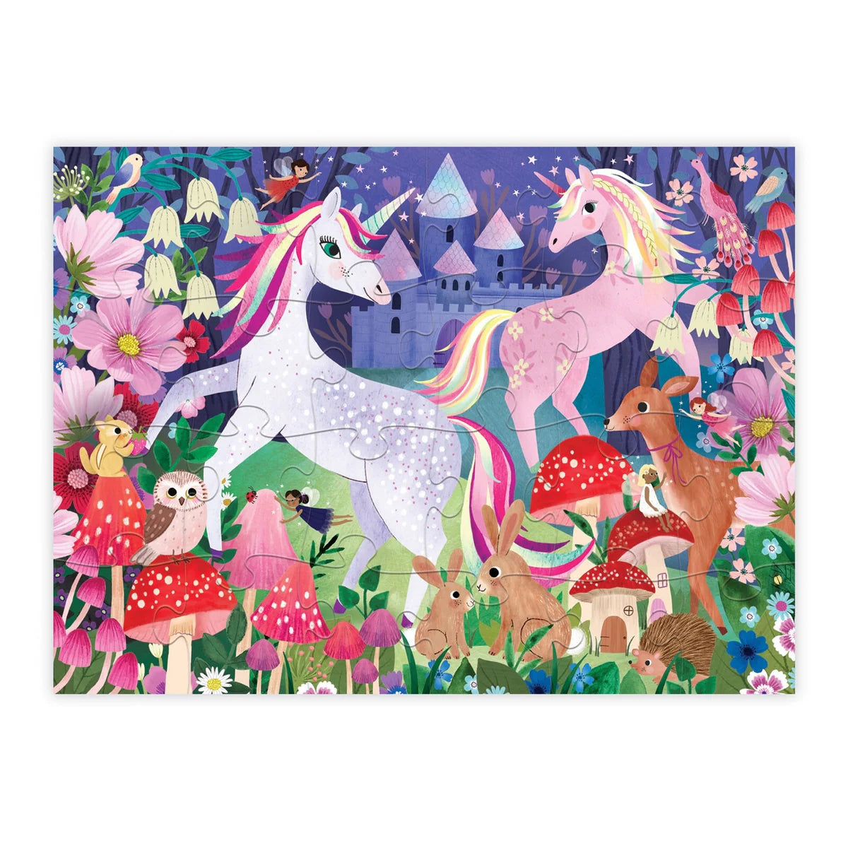 Little Building Puzzle 24 pc - Unicorn Castle