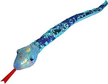 Teal Purple Sequin Snake