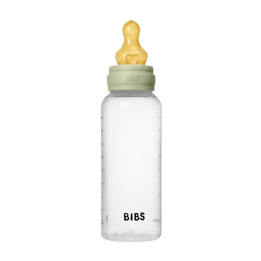 BIBS Baby Bottle Complete Set 270ml Latex - Sage