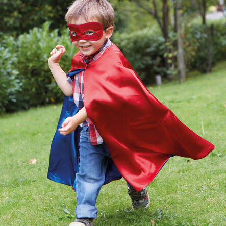 Reversible Adventure Cape & Mask - Size 5-6