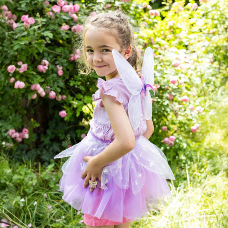 Lilac Flutter Butterfly Skirt & Wings Size 4-6