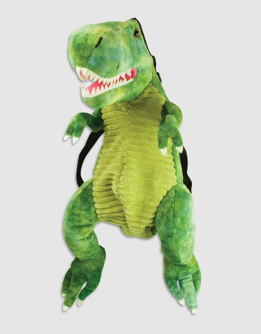 Green Dinosaur plush backpack