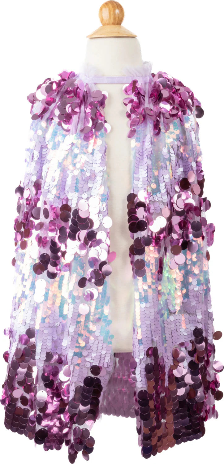 5th Avenue Purple Pailette Cape Size 4-6