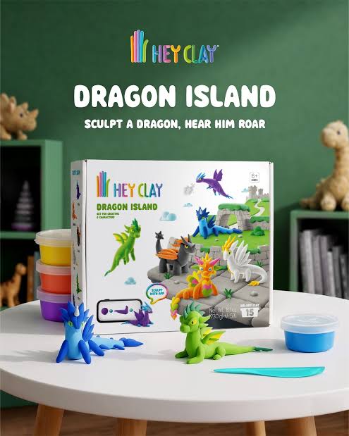 Hey Clay Dragon Island (15 cans)