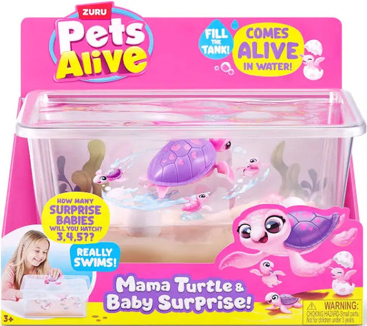 ZURU Pets Alive Mama Turtle Surprise