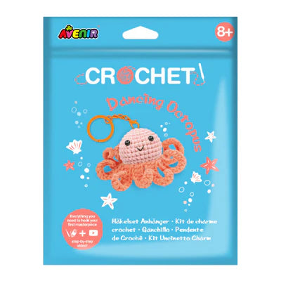 Crochet Kit keychain- Dancing Octopus