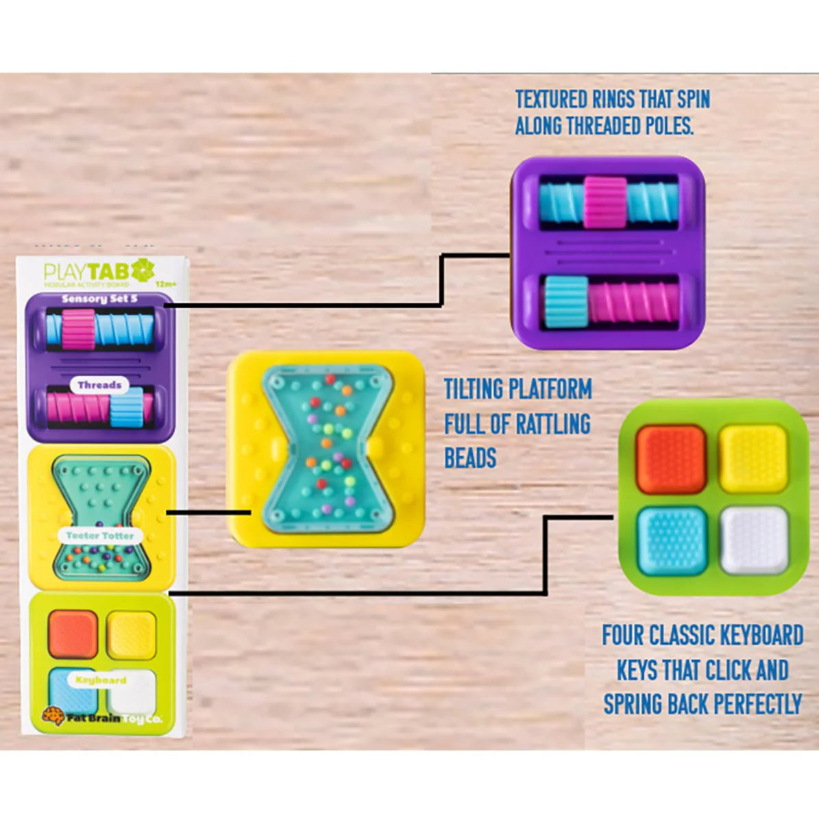 PlayTab Tile Set 5 - Fat Brain Toys