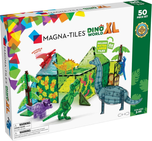MAGNA-TILES Dino World XL - 50 piece   ** Pre Order **
Arrival 7-10 days