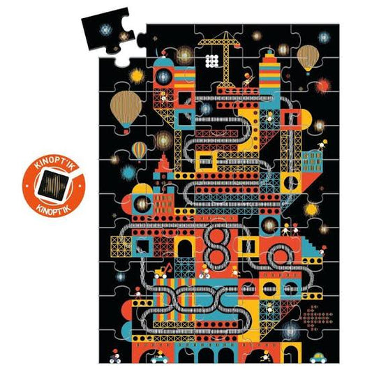 Djeco The Lively City 100pc Wizzy Puzzle