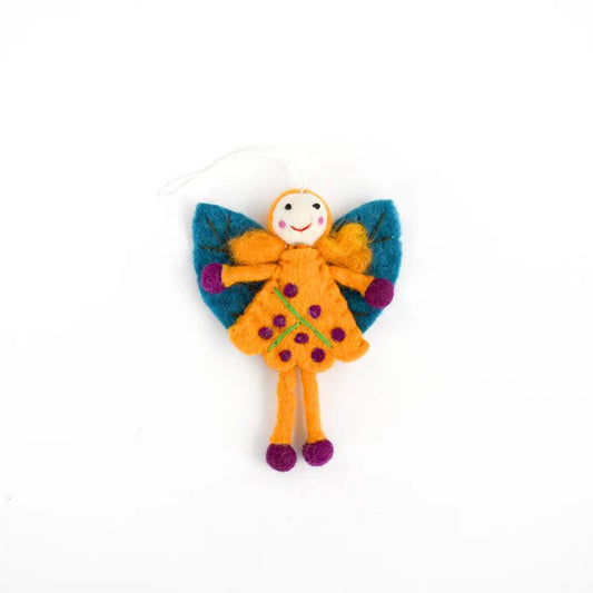 Felt Leaf Fairy ~ Yellow Hair