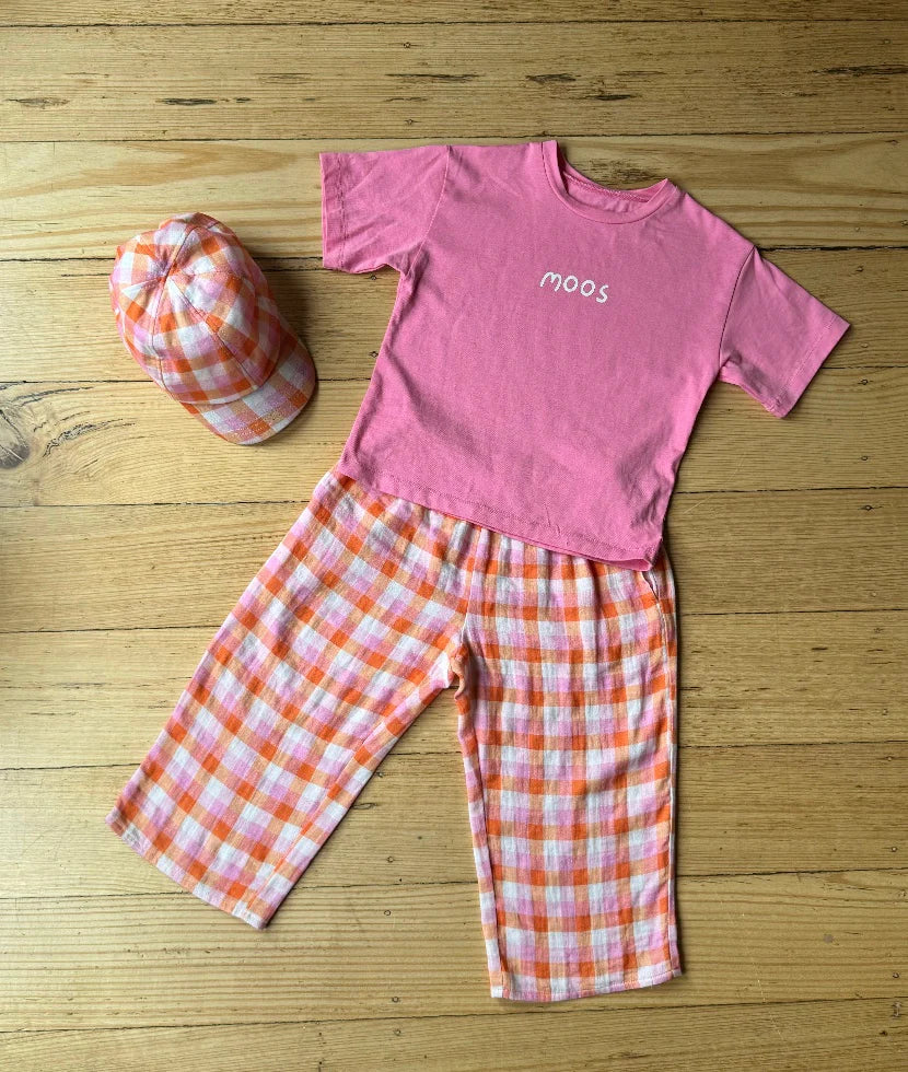 Everyday Check Pant - Pink Check