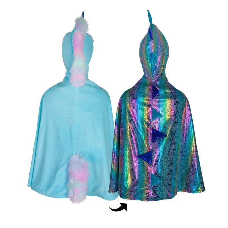 Reversible Unicorn & Dragon Cape - Size 5-6