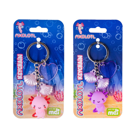 Adorable Axolotl Keychain