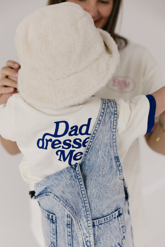 Mini Tee Perfect Blue - Dad Dressed Me