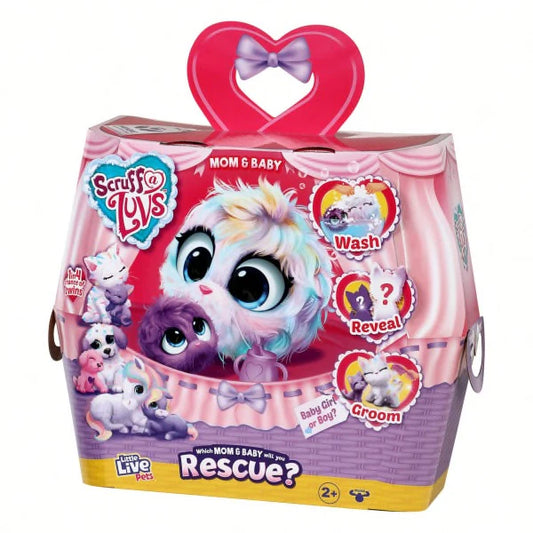 Little Live Pets Scruff-A-Luvs Mom & Baby Pack Series 9