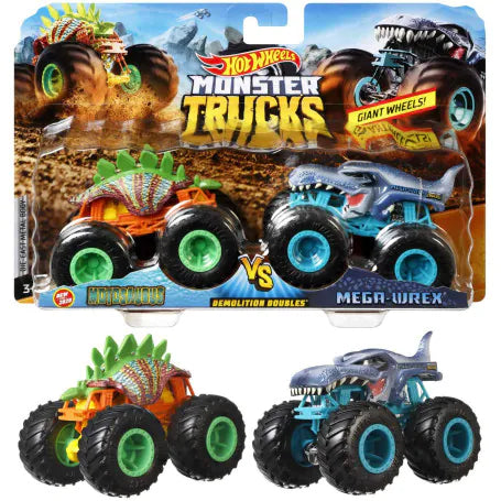 Hot Wheels Monster Trucks 1:64 Demo Doubles (2 Pack) Assorted*