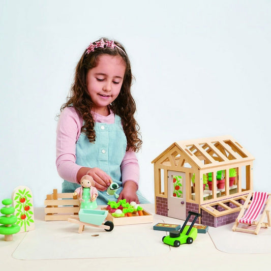 Greenhouse with Garden Set -Tender Leaf