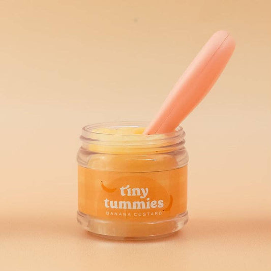 Tiny Harlow - Tiny Tummies Banana Custard Food Jar and Spoon Set