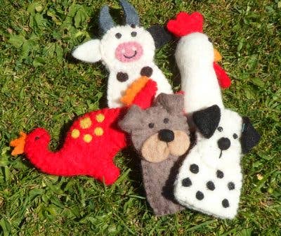 Felt Finger Puppets A To M (Koseli Handmade)