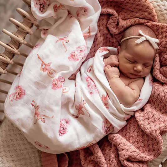 Snuggle Hunny - Ballerina Organic Muslin Wrap