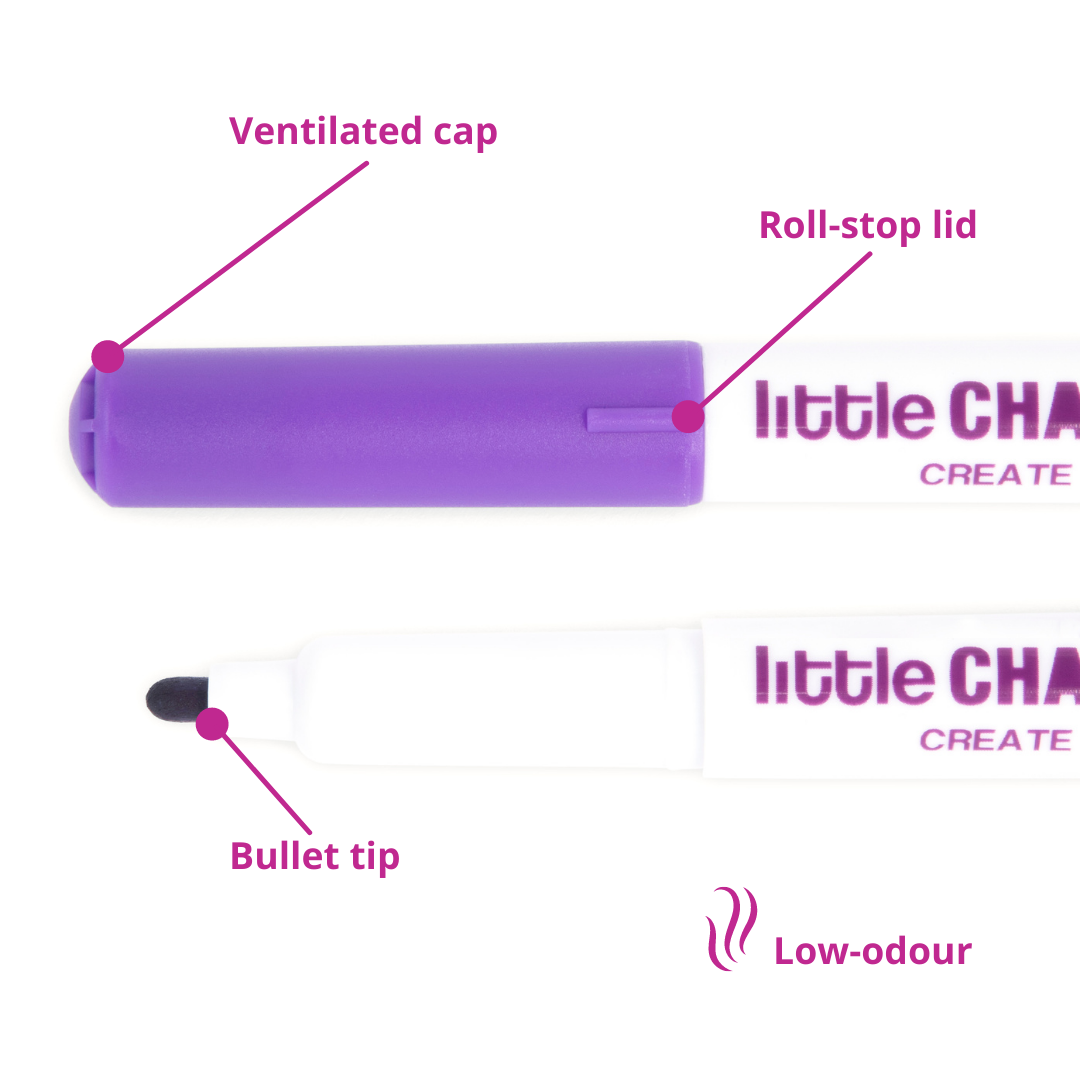 MAGIC MARKERS Fine Tip Pens for Drawing + Colouring - Little Change Creators