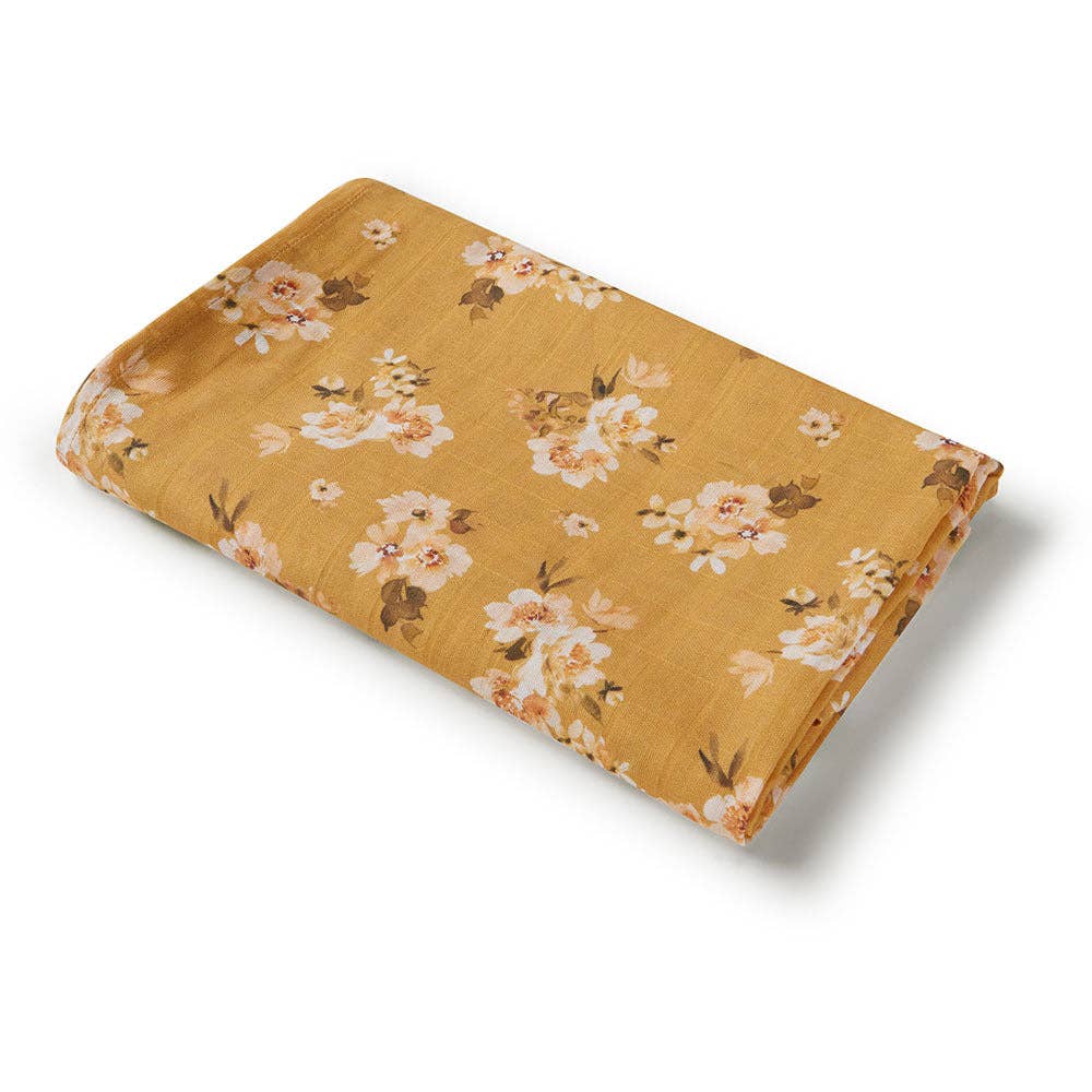 Snuggle Hunny - Golden Flower Organic Muslin Wrap
