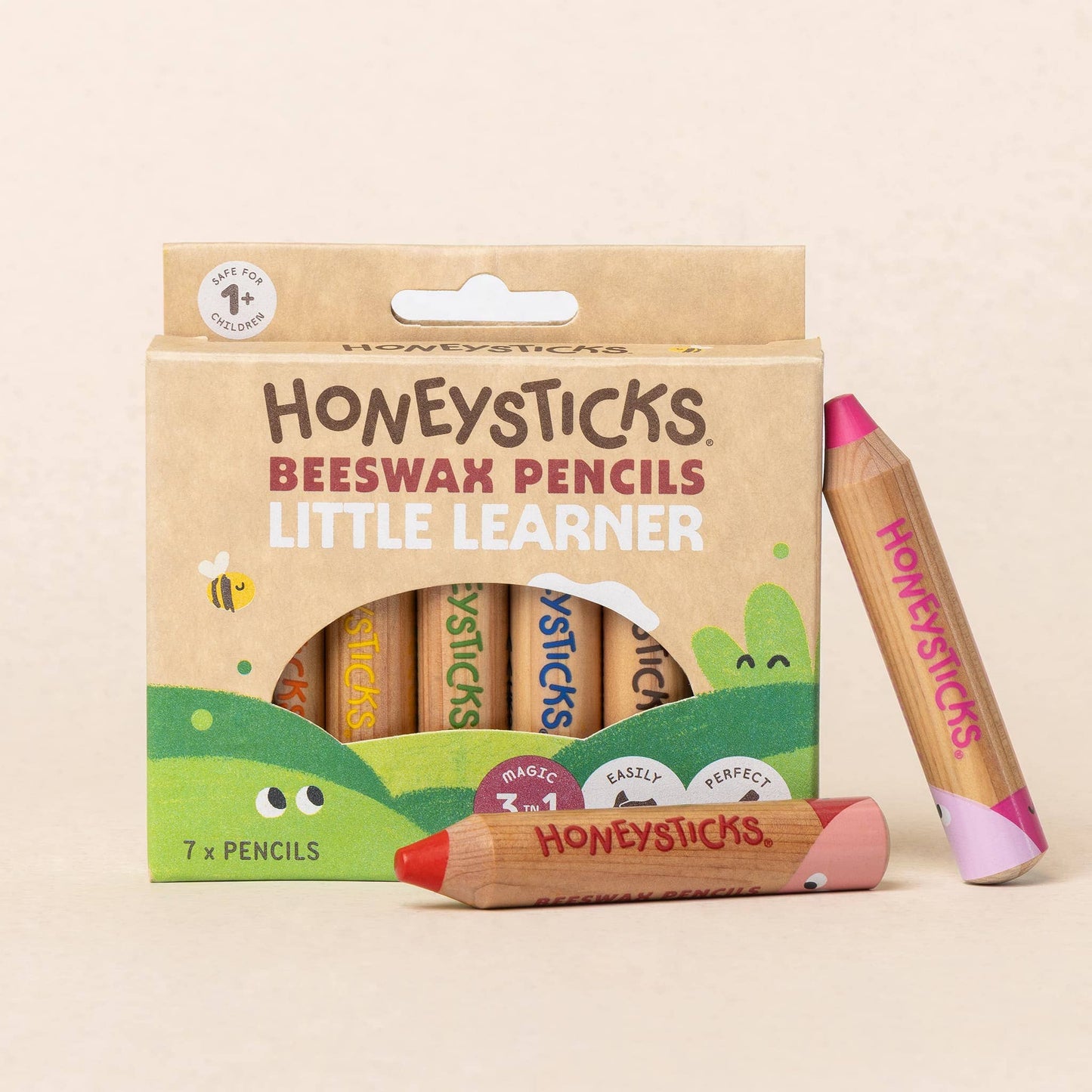 Honeysticks Beeswax Pencils Little Learners 7pk