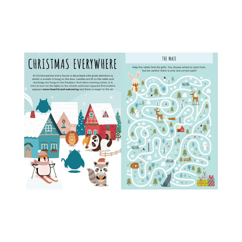 Sassi Stickers and Activities Book - Christmas