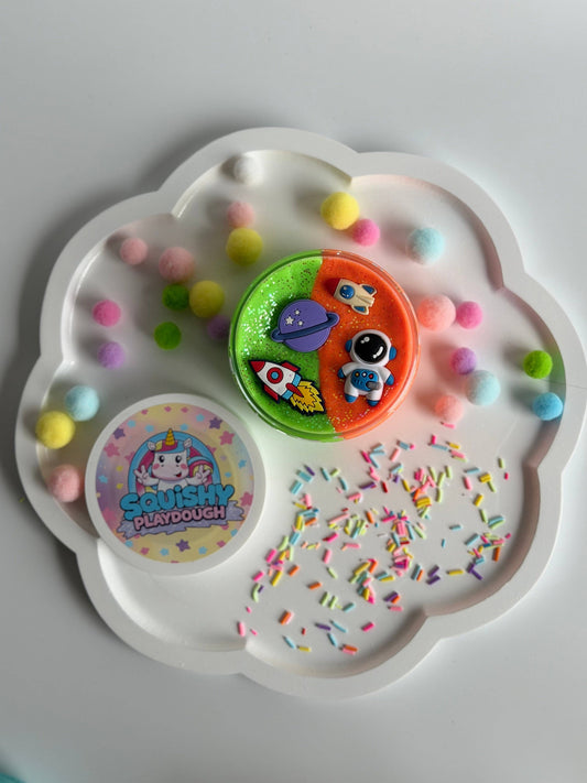 Into Space Playdough 250g Tub - Squishy Play