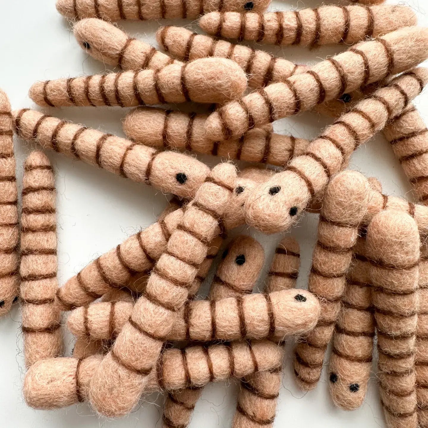 Felt Worm - Sewing Seeds Play