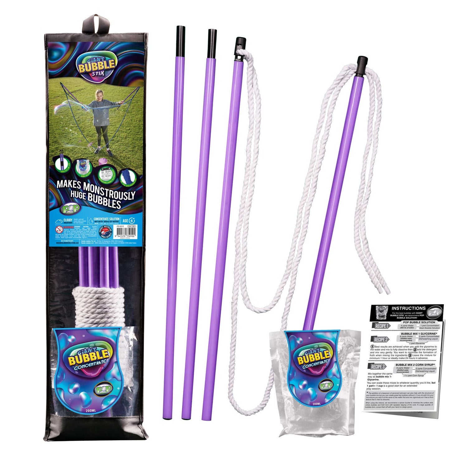Heebie Jeebies - Extendable Bubble Stick