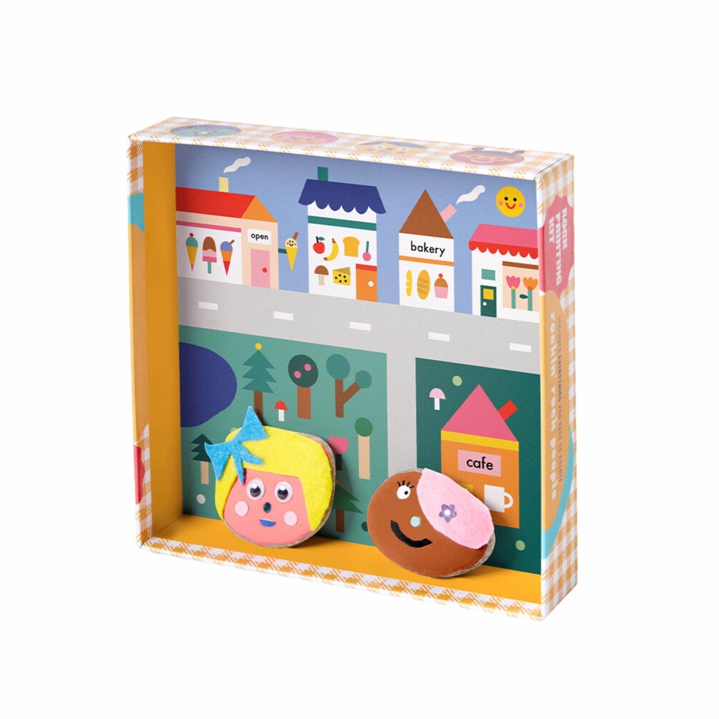 Kids Rock Painting Kit Cool Faces - Journey Of Something
