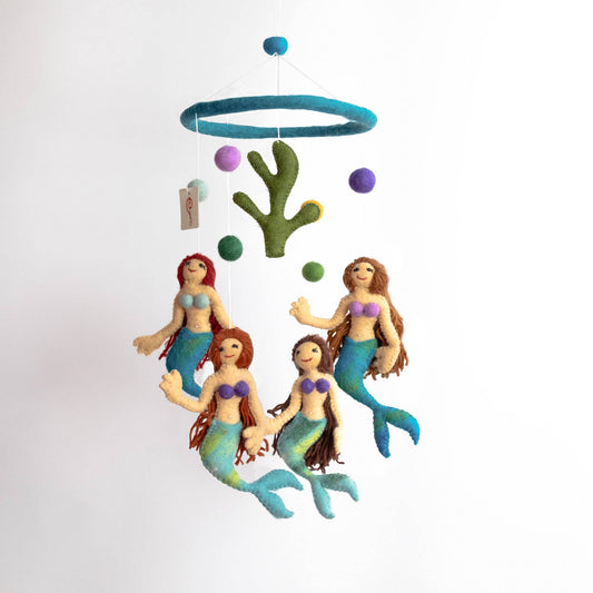 Felt Baby Mobile - Mermaid Under the Sea - The Winding Road