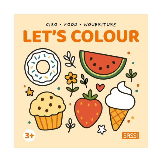 Sassi Colouring Book Square - Food