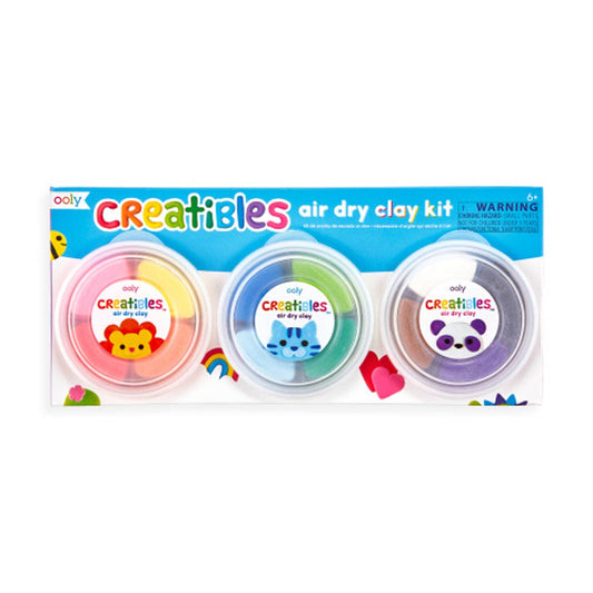 Ooly Dry Clay Creatibles DIY Kit 12 Colours