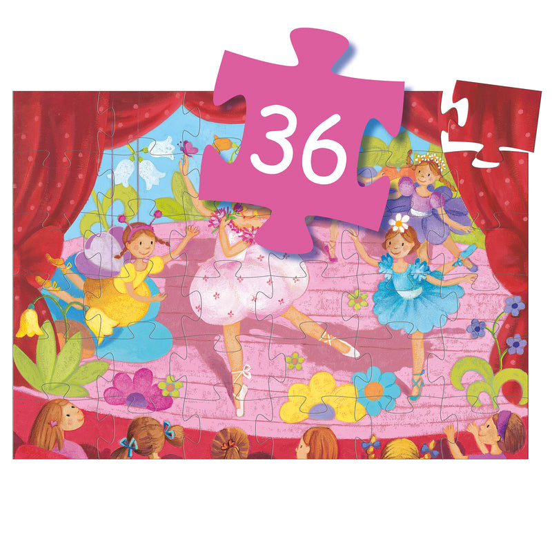 Ballerina Silhouette Puzzle