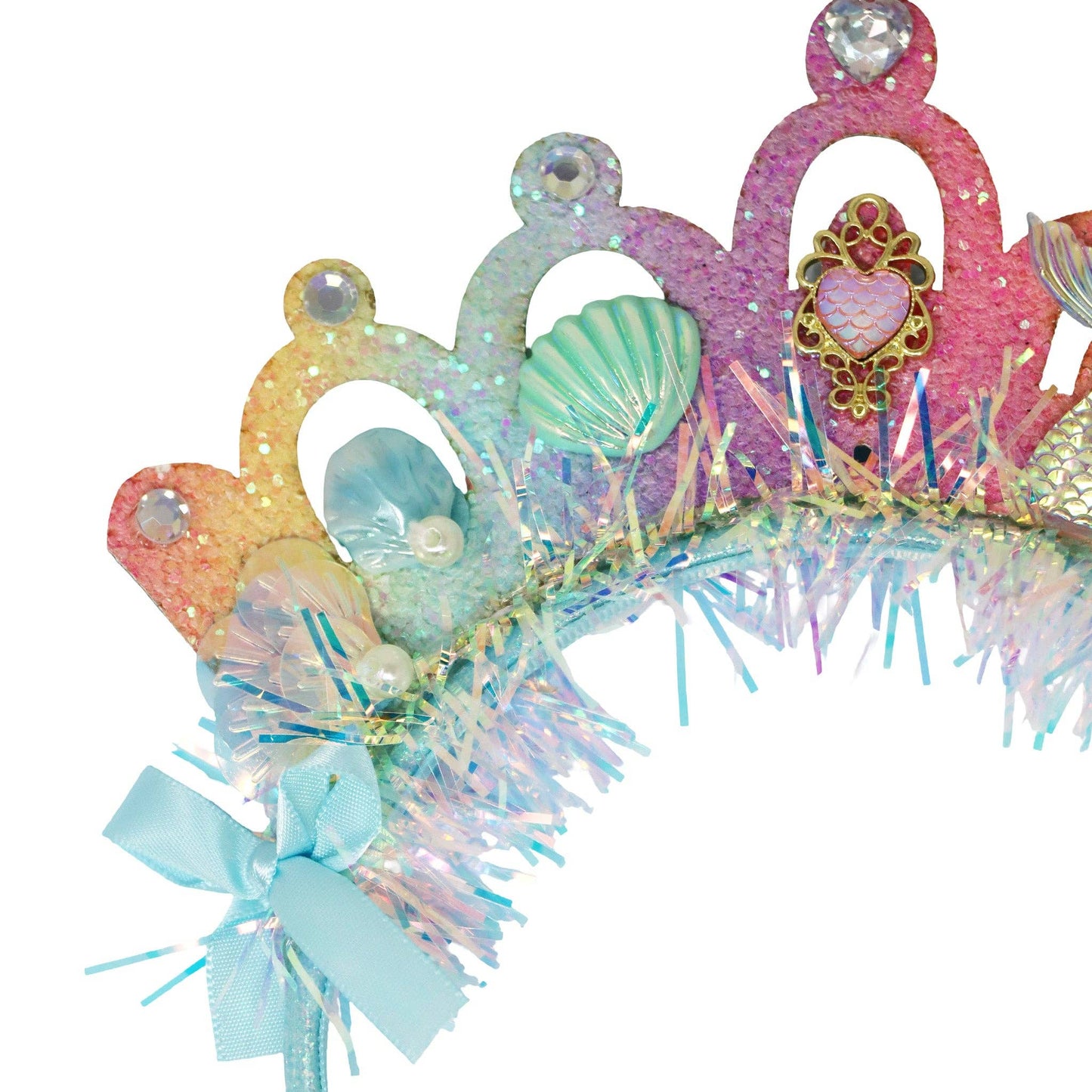 Pink Poppy - Mermaid Crown Headband - I