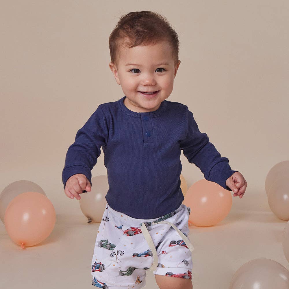 Snuggle Hunny - Moonlight Long Sleeve Organic Bodysuit