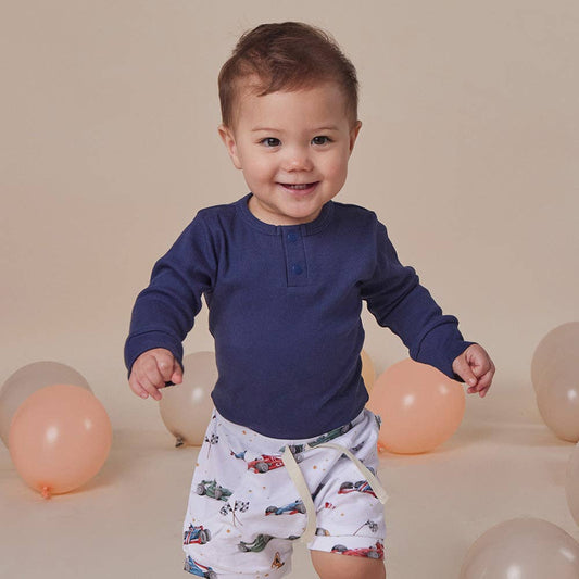 Snuggle Hunny - Moonlight Long Sleeve Organic Bodysuit