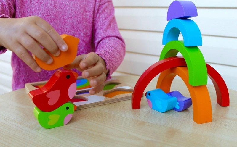Bird & Rainbow Puzzle