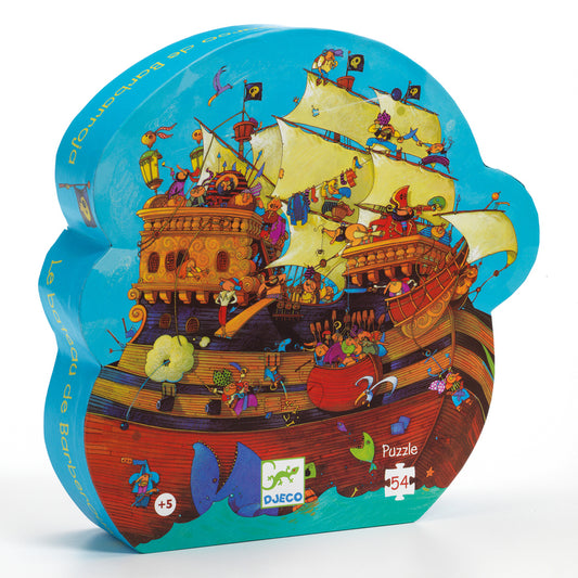 Barbarossa Boat Silhouette Puzzle 54 pc