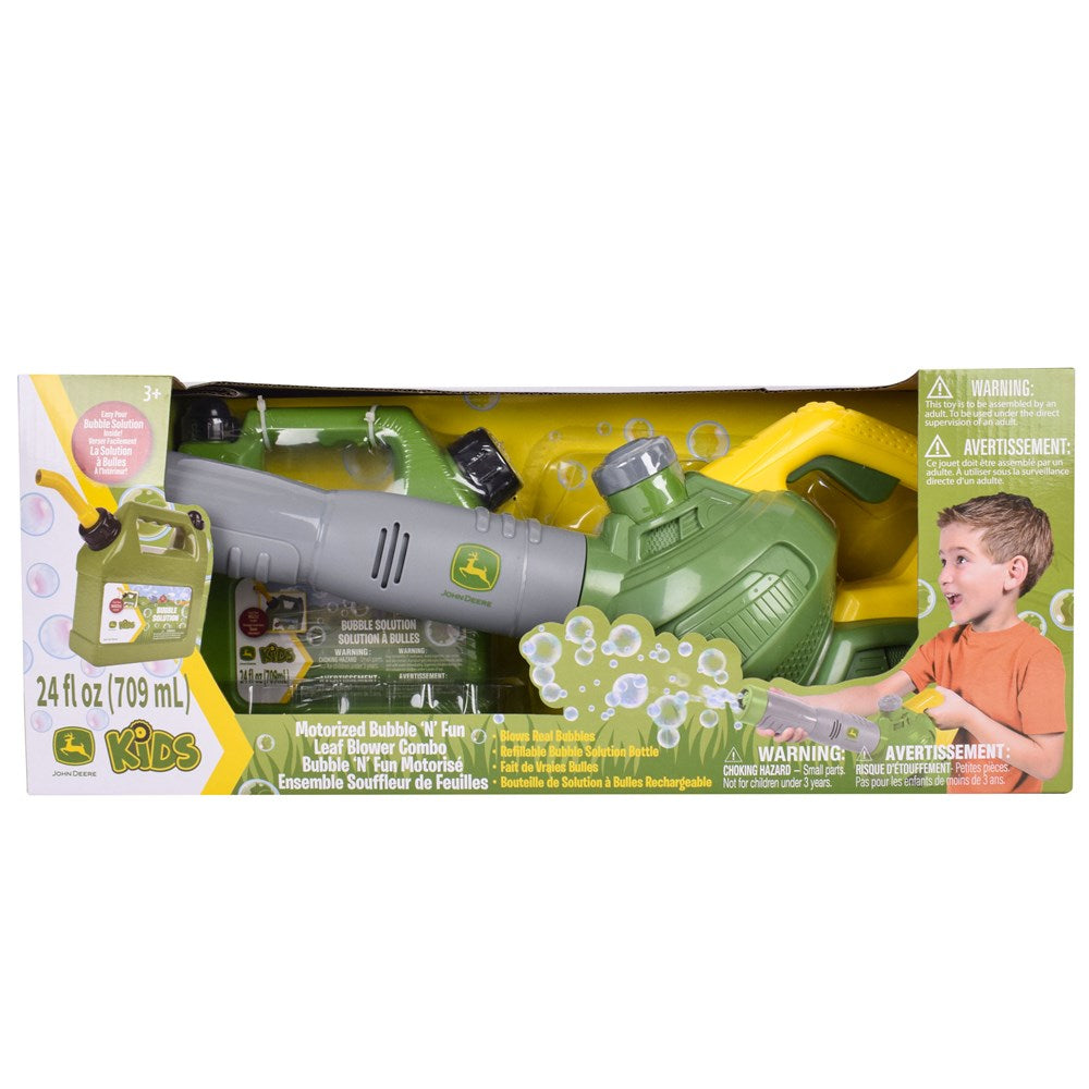 John Deere Bubble 'N' Fun Leaf Blower Combo Bubble Refill Jerry Can