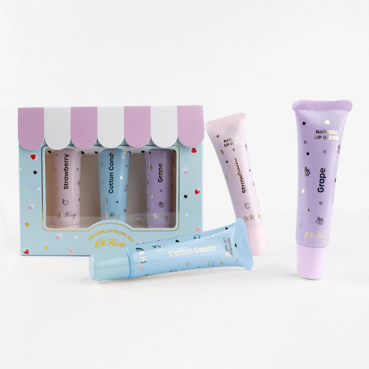 Oh Flossy - Oh Flossy Natural Lip Gloss Set - Bambam Kids Toys 
