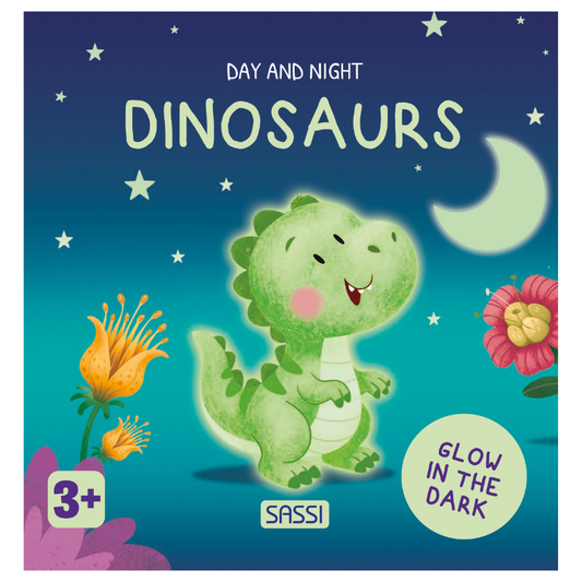 Glow In The Dark Dinosaurs - Sassi Board Book