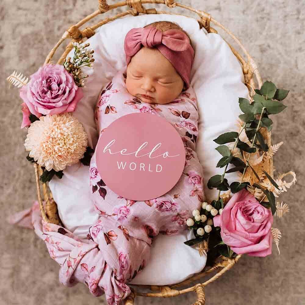 Snuggle Hunny - Blossom Organic Muslin Wrap