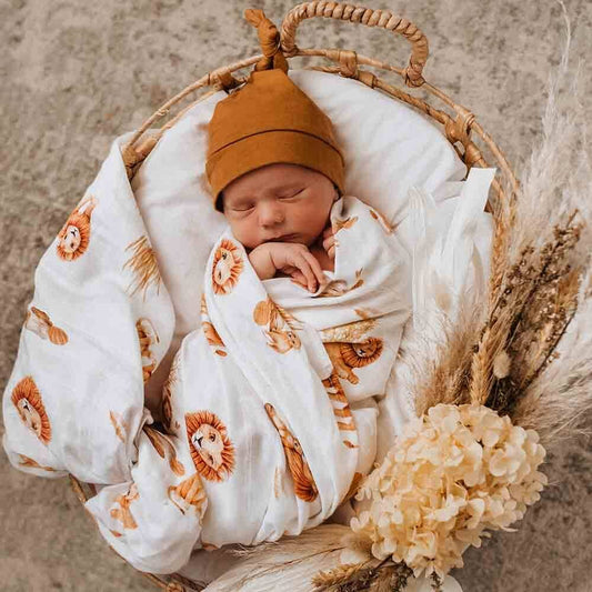 Snuggle Hunny - Lion Organic Muslin Wrap